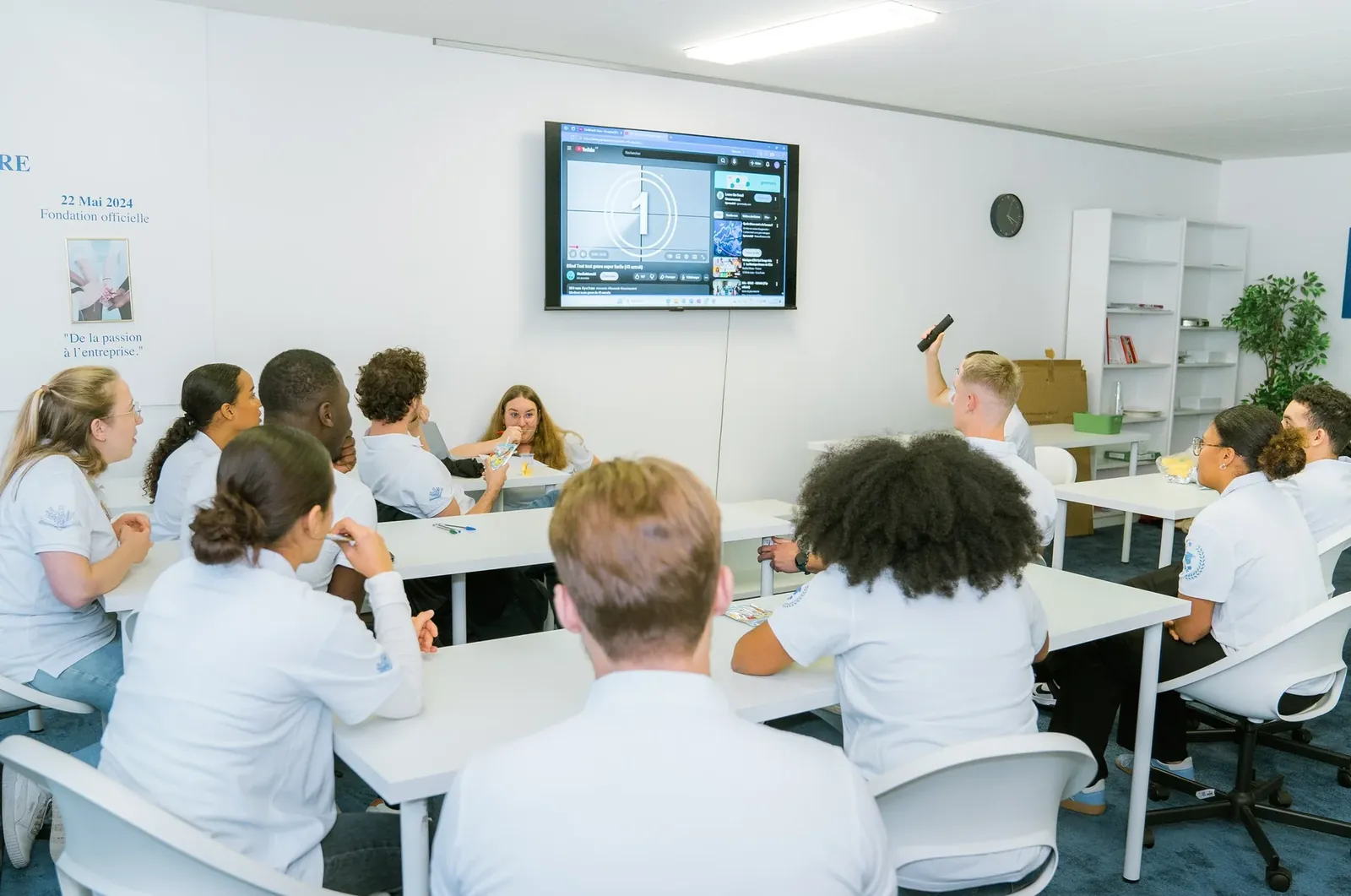 Formation dans une salle SOS